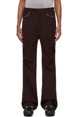 Kiko Kostadinov Burgundy Ohne K-Dart Trousers