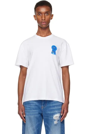 J.W.Anderson White Rosette Patch T-shirt
