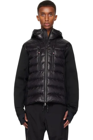 Moncler Black Paneled Down Jacket
