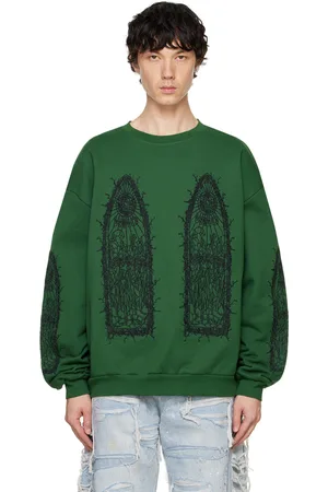 Who Decides War Green Thorned Sweatshirt