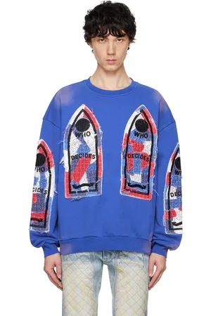 Who Decides War Blue Glory Sweatshirt