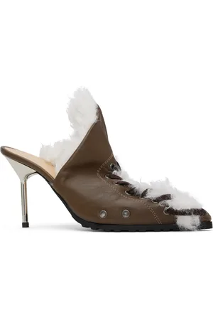 OTTOLINGER Brown Heel Mules