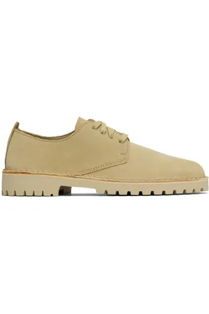 Clarks Beige Desert Rock Lo Derbys