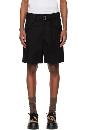 SACAI Black Ripstop Shorts