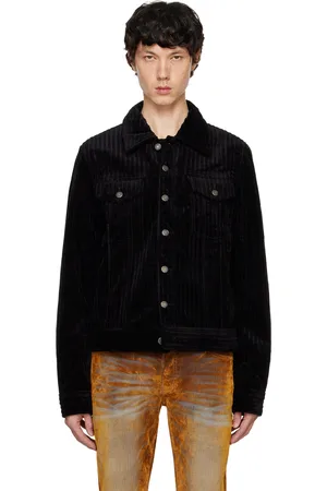 Cout de la Liberte Black Johnny High Low Cord Trucked Jacket