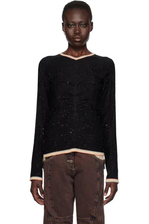 Kiko Kostadinov Black Zabriskie Long Sleeve Sweater