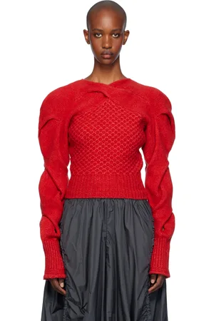 Kiko Kostadinov Red Dendra Sweater