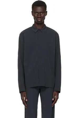 Veilance Navy Metry Shirt