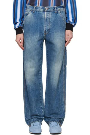 Le PÈRE Blue Straight Jeans