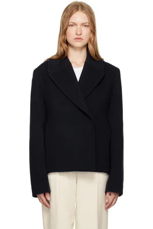 Totême Navy Cropped Jacket