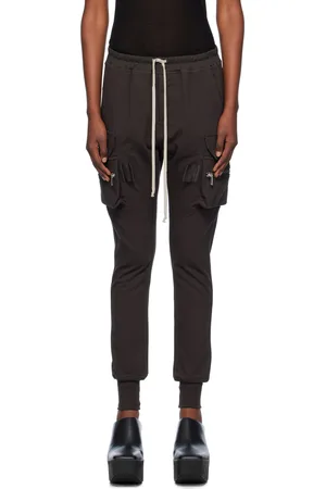 Rick Owens Gray Porterville Mastodon Cargo Lounge Pants