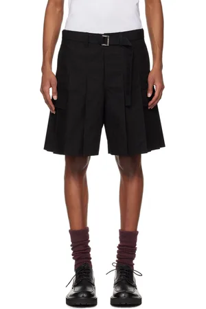 SACAI Black Ripstop Shorts
