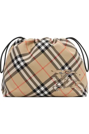 Burberry Beige Check Pouch