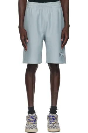 Burberry Blue Logo Cotton Shorts