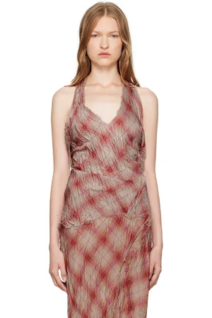 Diesel Red & Brown T-Ark Tank Top
