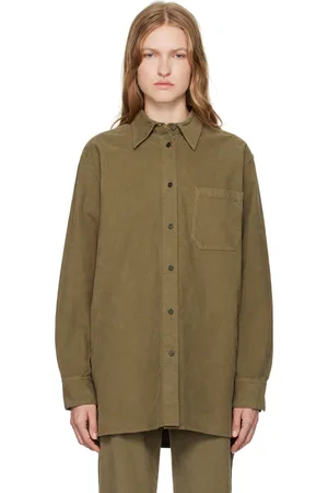 The Row Khaki Idro Shirt