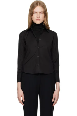 The Row Black Frou Shirt