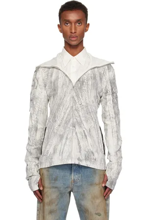Acne Studios Gray Zippered Dyed Hoodie