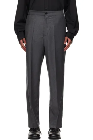 Rohe Gray Straight Leg Classic Trousers