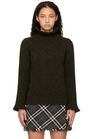 Burberry Green Wool Sweater