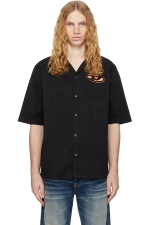 Diesel Black S-Stan-Bleach Shirt