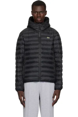 Lacoste Black Zip Puffer Jacket
