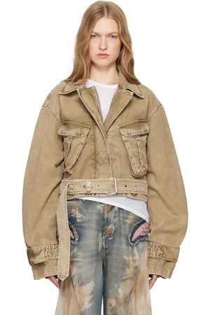 Acne Studios Brown Canvas Jacket