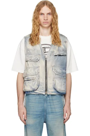 Diesel Blue D-Samp-S Denim Vest