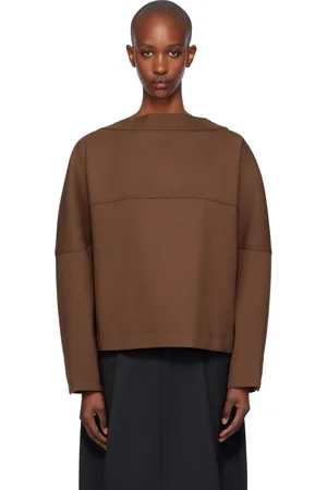 STUDIO NICHOLSON SSENSE Exclusive Brown Velho Top