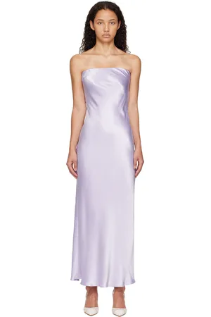 Bec & Bridge Purple Moon Dance Strapless Maxi Dress