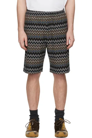 Missoni Multicolor Zig Zag Cotton Bermuda Shorts