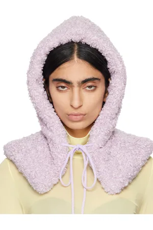 Ruslan Baginskiy Purple Faux-Fur Bonnet
