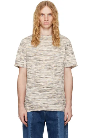 Missoni White & Orange Short Sleeve T-shirt