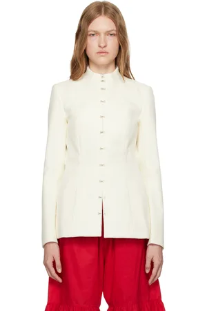 Colleen Allen SSENSE Exclusive Off-White Victorian Jacket