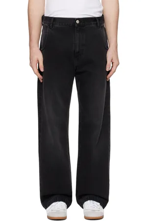 mfpen Black Straight Cut Jeans