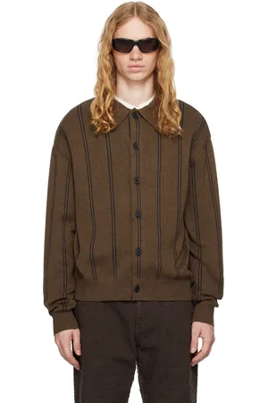 mfpen Brown Formal Cardigan