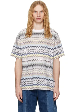 Missoni Multicolor Zig Zag Pattern T-shirt