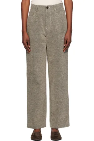 UMBER POSTPAST Recycled Hairy Wool Trousers