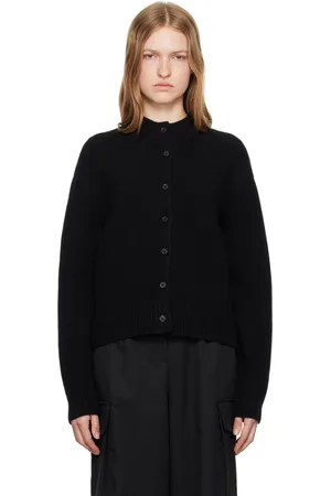 Rohe Black Short Boiled Cardigan