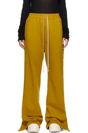 Rick Owens Yellow Porterville Pusher Lounge Pants