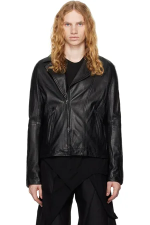 JULIUS Grained Leather Jacket