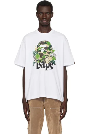 BAPE White Flora Big Ape Head Relaxed Fit T-shirt