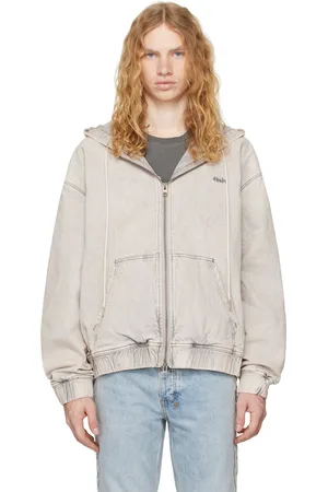 KSUBI Gray Pluto Denim Jacket