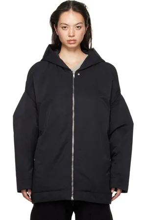 Rick Owens Black Porterville Hooded Peter Jacket