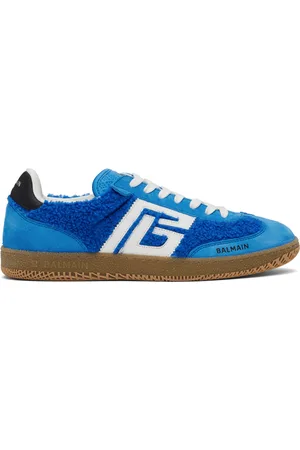 Balmain Blue Swan Sneakers
