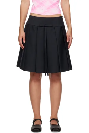 SANDY LIANG Black Arne Midi Skirt