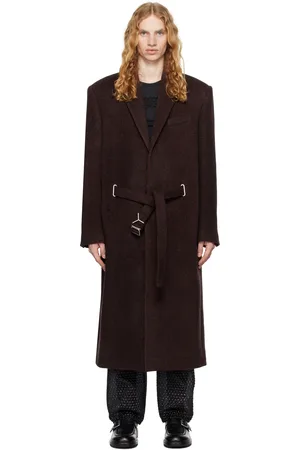 Y / PROJECT Brown Y Belt Coat