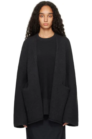 Lauren Manoogian Black Open Cardigan