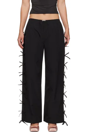SANDY LIANG Black Poppet Track Pants