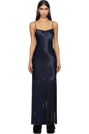 ECKHAUS LATTA Navy Gloam Maxi Dress